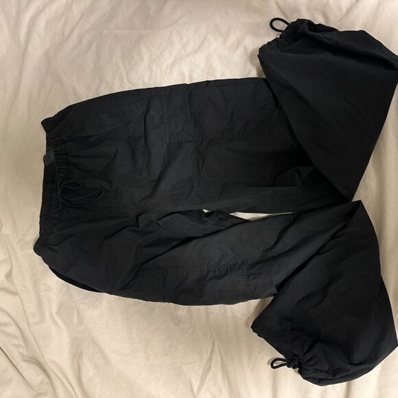 Tna Squad Pocket Parachute Pant (regular length/ black/ size small) - Picture 3 of 4